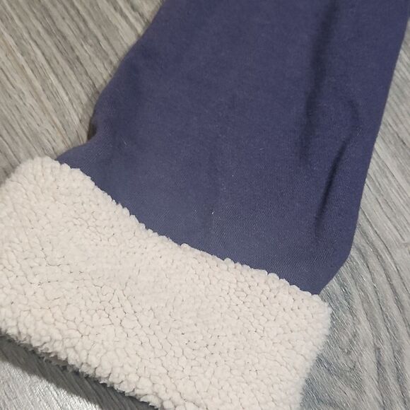 NWOT Blurple Blueberry Faux Fur Victoria Secret MIDI Robe - Picture 11 of 11